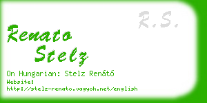 renato stelz business card
